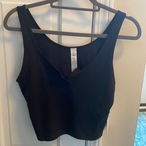 Lululemon Cropped Henley Tank